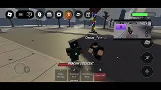 Playing the strongest battlegrounds with my friend #roblox
