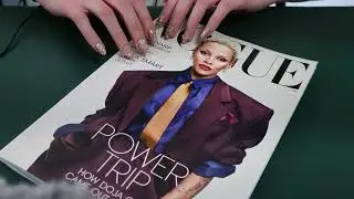 ASMR - VOGUE Magazine Flip Through & Tapping/Scratching - April 2026 Issue - No Talking