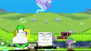 mugen FIGHTERS OF ANIMATIONS team spongebob vs team mlp