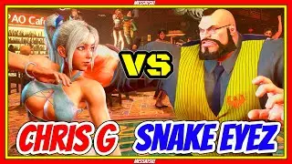 SF6 Snake Eyez (Zangief) VS  NY Chris G (Mai)💥Messatsu💥