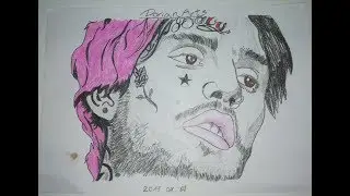 How To Draw: Lil Peep 🐣🙏 (R.I.P SpeedArt) ✏️