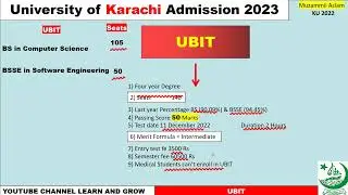 Karachi University detailed video