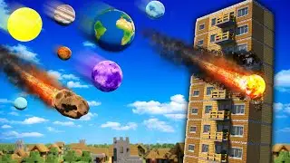 Small To Big Planets vs Minecraft Village | Teardown