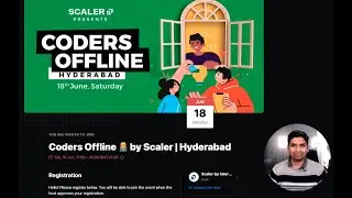 Coders Offline event in Hyderabad -- by Scaler and AppliedRoots
