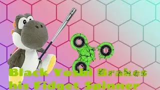 Black Yoshi Brakes his Fidget Spinner Plush Video