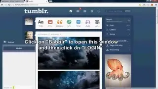 How to get Babblr the Tumblr instant chat