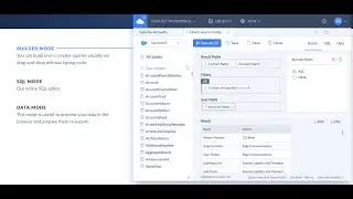 In-Browser SQL Client with Visual Query Builder for your database, data warehouse, and cloud apps