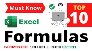 Excel Formulas and Functions - Top 10 Most Used