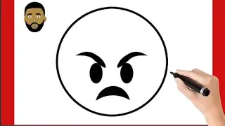 HOW TO DRAW ANGRY EMOJI