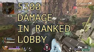 Twitch Streamer drops 5300 Damage in ranked lobby (Apex Legends)