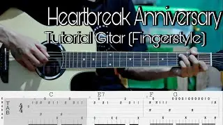 Giveon - Heartbreak Anniversary Guitar Tutorial Fingerstyle | TAB + Chord Easy