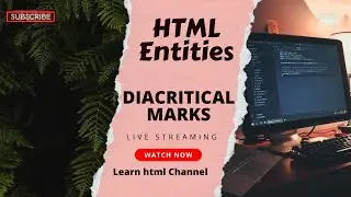 Pre Tag - HTML5 Tutorial Pre Entities To Add Special Characters HTML CSS