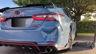 How to Remove a Dent off A cars Bumper | 2022 Toyota Camry TRD | Get Fixed