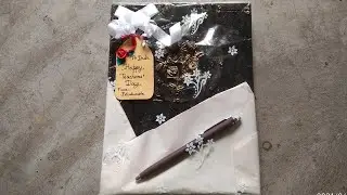 Festival Book/diary Gift wrap Ideas/easy gift wrapping Idea & hack/unique diary & pen wrapping Idea
