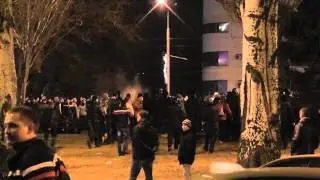 Пророссийские активисты напали на мирный митинг в Донецке