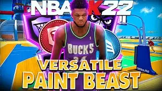 THE VERSATILE PAINT BEAST BUILD IS INSANE...NBA 2K22 CURRENT GEN