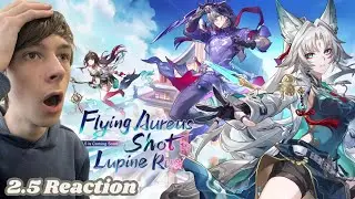 I react to Honkai: Star Rail Version 2.5 "Flying Aureus Shot to Lupine Rue" Special Program