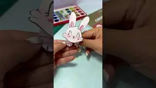 DIY Dancing Rabbit 😱😍 #ShivangiSah #Art