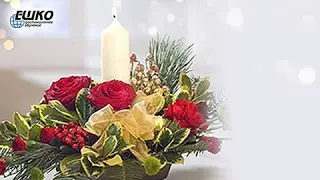 Создание новогодней и рождественской настольной композиции....