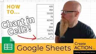 HOW TO create a CHART in a CELL in Google Sheets?! (Sparkline function)