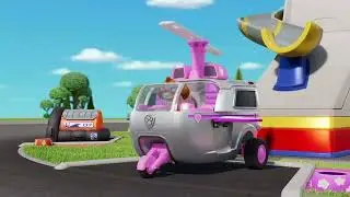 Paw Patrol on a Roll with Ryder, Skye, and Chase