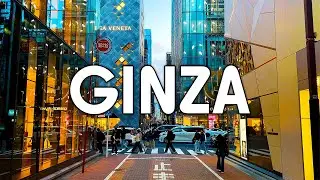 【Ginza】 Let's Walk Through Glamorous Ginza at Night | 4K Tokyo Walk 2025
