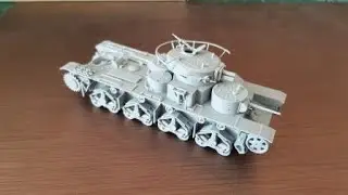 Т-35 (Звезда) 72 scale - шаг 1