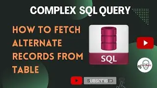 Fetch alternate records from Table using SQL Query 
