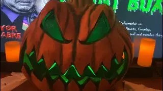 Painting a Ghoulish Pumpkin