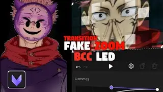 Tutorial Smooth Fake Zoom & Bcc Led | Vivacut Tutorial