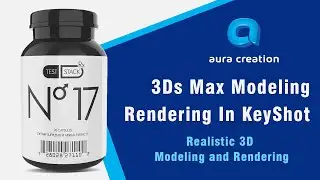 Bottle Modeling in 3Ds Max & Rendering in Keyshot