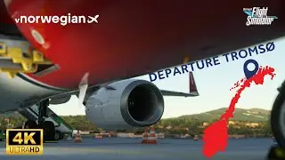 MSFS | Departure out of Tromsø | PMDG 737