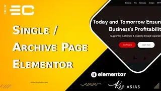 Single / Archive Page/Post  Builder in Elementor Wordpress