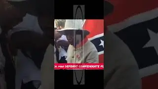 Black man defends the Confederate flag. #trending #americanpolitician #youtubeshorts #trendingshorts