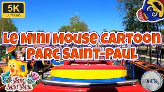 Mini Mouse Cartoon onride/offride POV Parc Saint Paul 5K 60fps