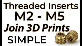 Threaded Inserts M2 - M5 Join 3D Prints Link Below