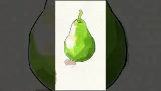 How to paint Pear in Water-color?