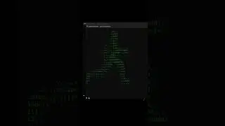 CMD trick to display running man #shorts #tricks