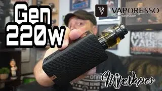 Vaporesso Gen 220w Mod With New Axon Chip!