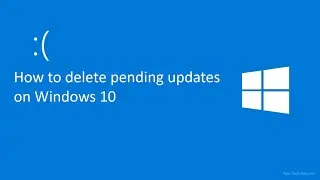 How to delete pending updates on Windows 10