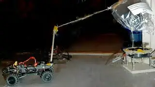 Car towed paragliding windtunnel* scale experiment #1 (obtained data is clarified in description)