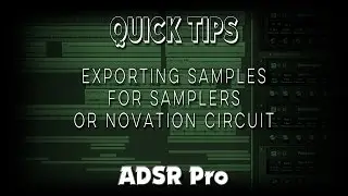 Exporting Samples for use in Novation Circuit or Samplers
