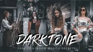 Dark Tone Preset - Lightroom Mobile Preset DNG | Black Tone Preset | ChrisTV Editing