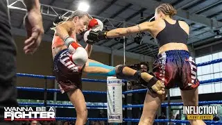 Jen Hellyer vs Nikita Shmidt | Infliction Muay Thai