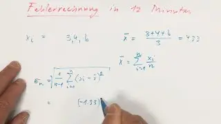 ** Fehlerrechnung in 12 Minuten