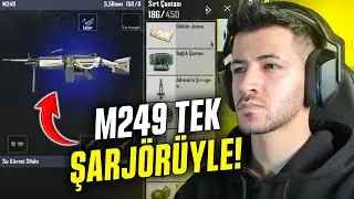 M249'UN TEK ŞARJÖRÜYLE WIN ALMAK? İMKANSIZ CHALLENGE 20.BÖLÜM / PUBG MOBILE
