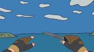 Standoff2 нарисованная анимация ножа