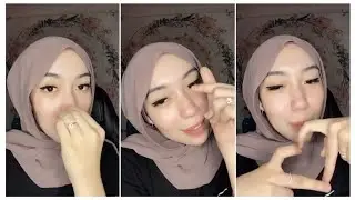 Bigo hijab awek melayu santai cantik di pandang
