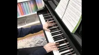 Schubert B flat piano sonata - practicing