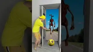 Saved Pacman from Siren Head 